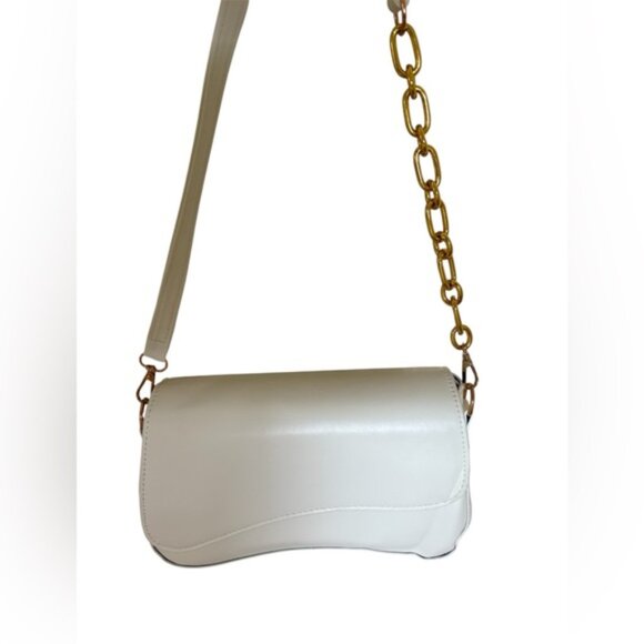 SHEIN White Shoulder Flap Bag - Picture 8 of 13